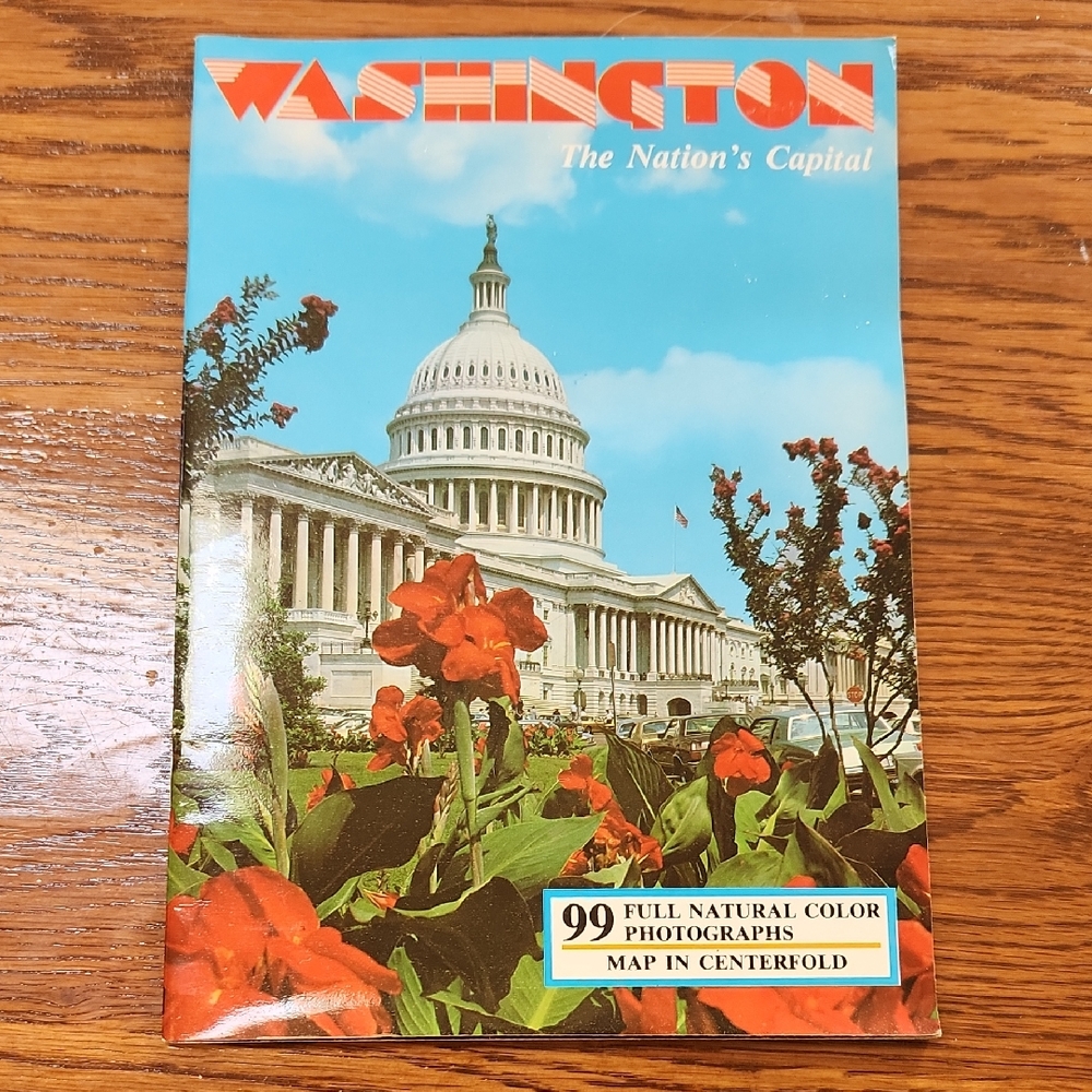 Vintage Washington The Nation's Capital Souvenir Booklet 1970's